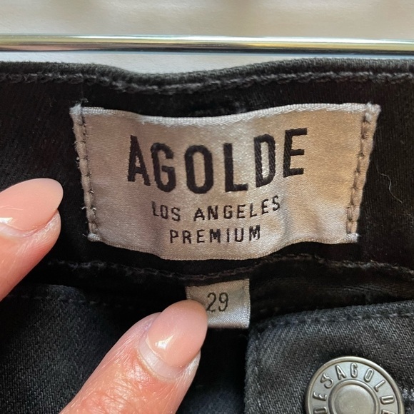 Agolde Black Feel Good Jeans Size 29 - Picture 11 of 11